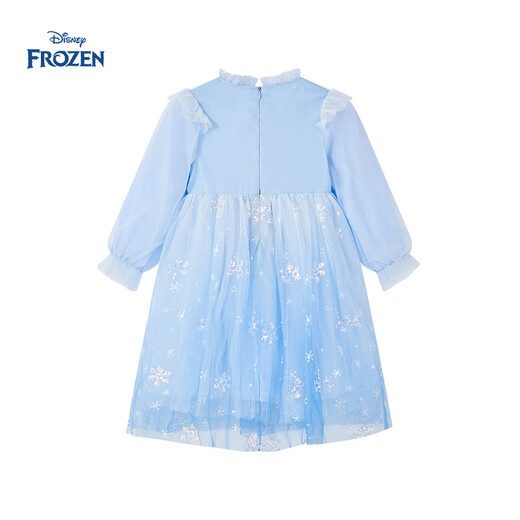 Disney Elsa Girls Princess Dress Dress Girls Autumn Clothing Autumn 2025 New New Product Birthday New Year's Day Dress Dress
