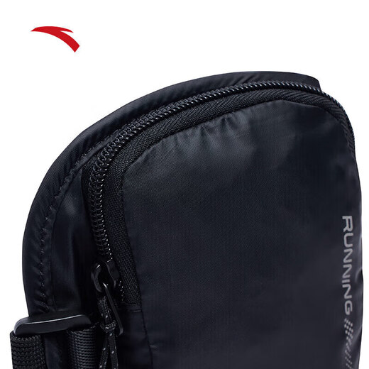 ANTA (ANTA) arm bag running fitness cycling bag sports mobile phone bag portable adjustable thin running bag wrist bag basic black-1