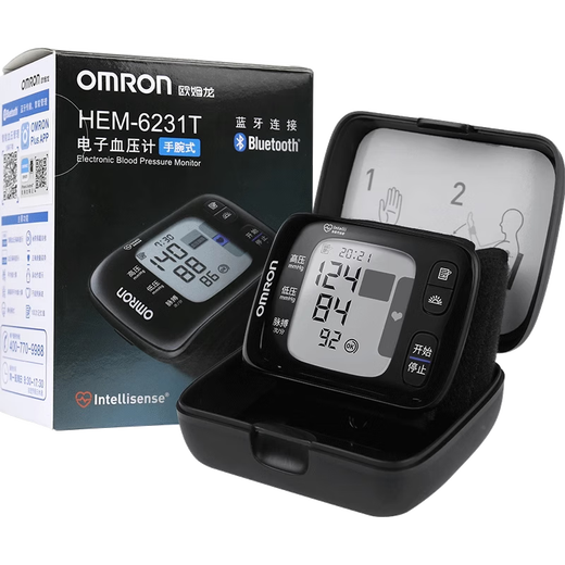 欧姆龙（OMRON）欧姆龙OMRON欧姆龙血压计腕式充电款 测量仪家用高精准语音全自动 手腕式血压计HEM-6231T