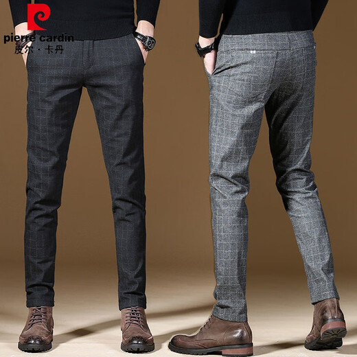 Pierre Cardin Frühlings- und Herbst -Freizeithosen für Männer gerade loses Geschäft Dünne Hosen für Männer schlank und vielseitiger Sommerkoreaner Stil Trend 688 Blau [Single Strip] 36 (Referenz 160jin [Jin gleich 0,5 kg])