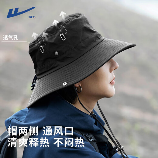 Warrior Hat Men's Sun Protection Sun Hat Summer Western Cowboy Outdoor Hiking Mountaineering Fisherman Hat Women's Fishing UV Protection Gray UPF50+ Breathable and Refreshing