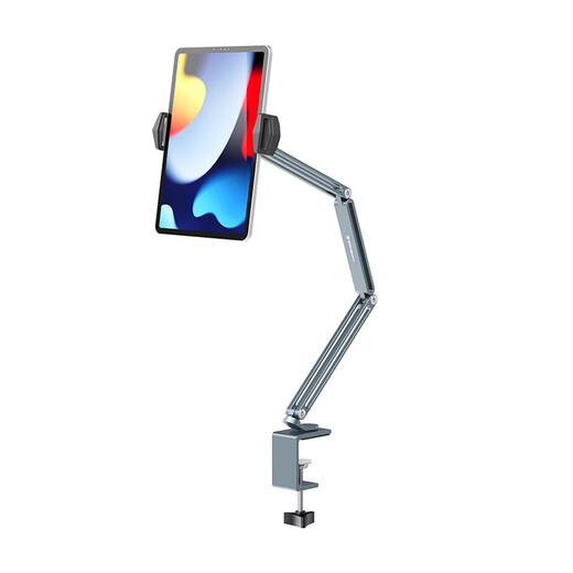 Budi Mobile Phone and Tablet 2-in-1 Desktop Stand Robotic Arm Lift Adjustable Height Bedside Lazy Stand with Clamp K67-Haoyueyin Universal Smart Vacuum Adsorption for Mobile Phones and Tablets No 3 required