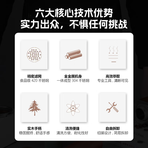 柏翠小方pro3833/3899咖啡机无底手柄意式咖啡萃取58mm三耳不锈钢 柏翠58三耳款-黑色【不锈钢】