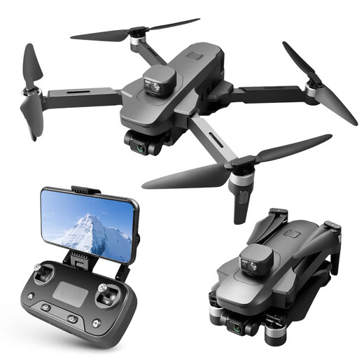 Dahan GPS Drone 4K Professional Fotografía aérea de alta definición 5K Kilómetros Aeronaves de control remoto Juguetes para adultos Bolsa de almacenamiento de entrega para novatos Práctica de tarjetas de memoria Drone Reader Dual Electric Paquete