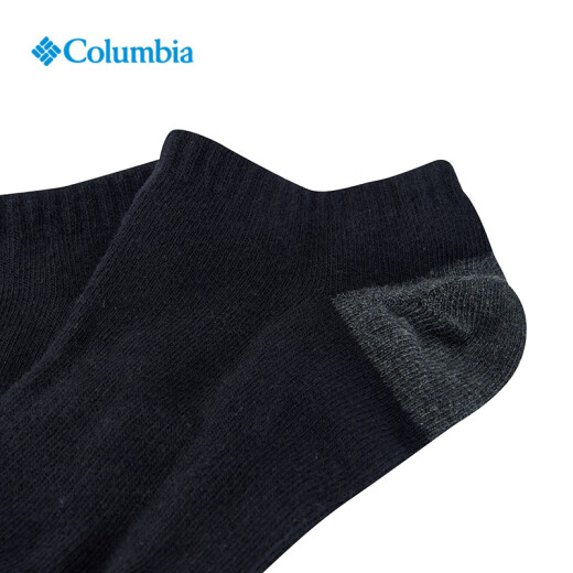 Columbia哥伦比亚户外男女休闲舒适旅行登山徒步透气运动袜RCS673 BK1 M
