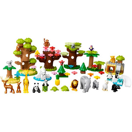 乐高（LEGO）得宝系列世界野生动物积木140pcs10975儿童积木 世界野生动物