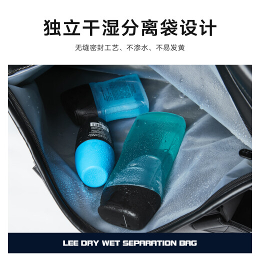 Bolsa de viaje de Lee Bolsa de acondicionamiento físico de gran capacidad para hombres Separación húmeda húmeda Bolso de hombro para mujeres Bolsa de cuerpo cruzado de natación Bolsa de equipaje de mano