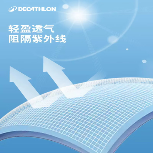 Decathlon (DECATHLON) Sun Protection Clothing Men's Sports Jacket Windproof Outdoor Windbreaker Cycling Suit Sun Protection Running Jacket Lightweight Official Flagship Meteorite Black - Sun Protection UPF50+ S