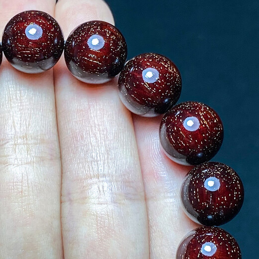 
Jingxiangde Indian small leaf red sandalwood full of Venus bracelet 1.2 men and women's cultural and music Buddhist beads bracelet 12mm rosary SA12132 (1.2 full of Venus)