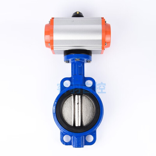 Butterfly-Ventil D671XP-16Q Edelstahlplatte Pneumatic Ventil DN80 100 150 200 Gummi- + Kugelluschplatte DN100
