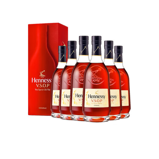 Hennessy vsop importé de France cognac liqueur liqueur étrangère vsop 1000 ml 6 bouteilles