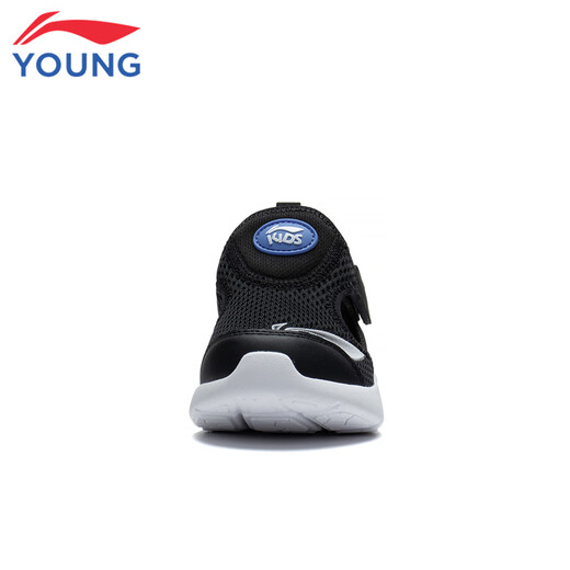 李宁（LI-NING）童鞋儿童运动鞋男小童框子鞋镂空魔术贴凉鞋休闲鞋28YKNT138-15