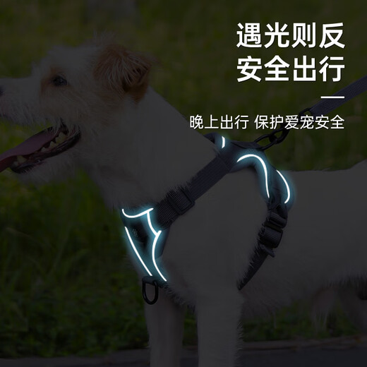 Zigman cat traction rope adjustable vest-style harness when going out to prevent break-away cat walking rope pet supplies