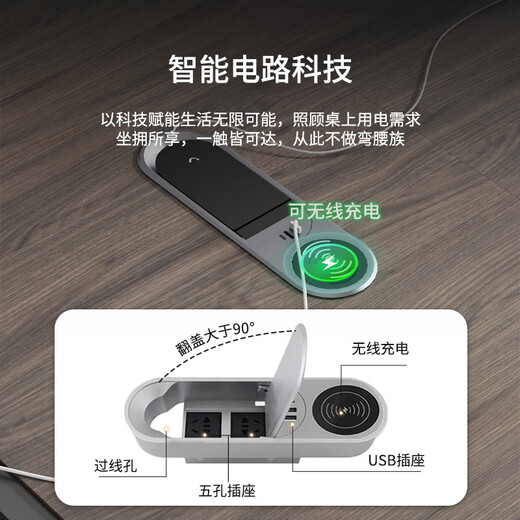 Yanhong painted boss table office desk and chair combination light luxury high-end executive desk simple modern chairman's room 2.0 meters luxury double cabinet boss (including light strip)