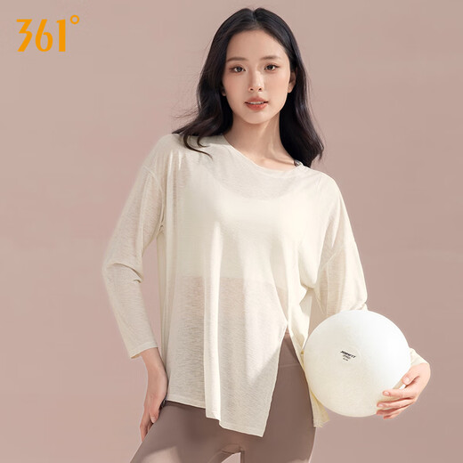 361 yoga suits for women's thin sports tops loose breathable long-sleeved shirt professional Pilates training fitness suits