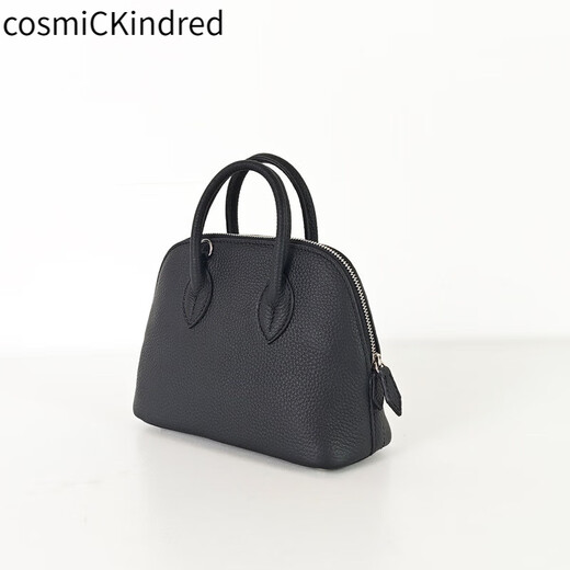 Cosmickindred Top Saper Bolso de piel de vaca Conmovedor Bolso de cuero versátil Bolso de cuero un hombro Bolsa de carcasa de cuerpo Mujer Elefante Gris