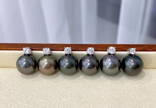 Fujiu pure 18k gold diamond Faye Wong pendant empty support accessories women's classic versatile clavicle DIY accessories suitable for 5-12 10-point diamond pendant yellow (1 piece) does not include pearls