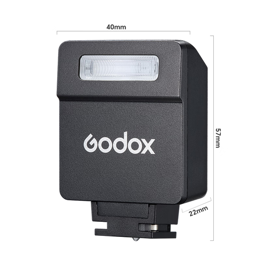 Godox IM30/IM20/IM22/IA32 built-in lithium battery on-camera flash universal mirror small versatile external hot shoe light outdoor portrait fill light photography light IM22 black style flash vertical on-camera flash standard