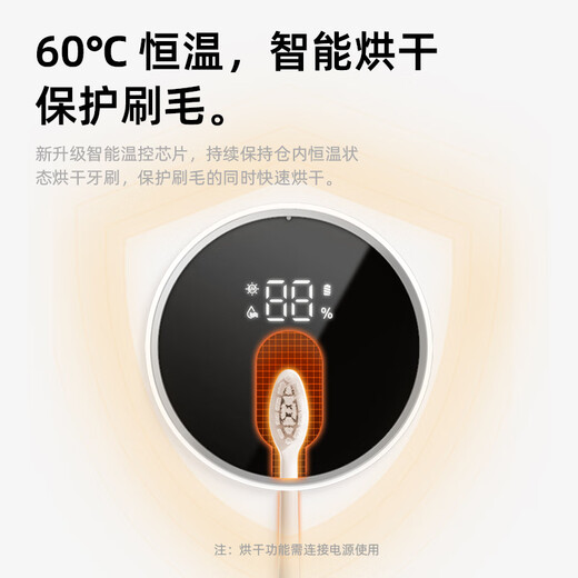 PLUZZ toothbrush rack disinfection and sterilization high-end intelligent induction opening and closing electric toothbrush sterilizer UV disinfection without punching and automatic air drying Intelligent induction opening and closing + toothbrush disinfection 99% + white single/double model AI intelligent induction + ultraviolet disinfection and sterilization rate 99%