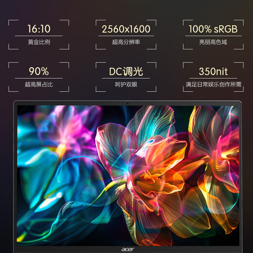 宏碁（acer）非凡Go Pro 国家补贴 16英寸轻薄本2.5K屏120Hz 学生办公笔记本电脑 (13代i5-13500H 32G 1T)灰
