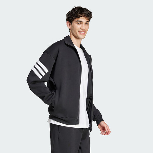 Adidas阿迪达斯男装运动针织夹克外套上衣 JD4885 M