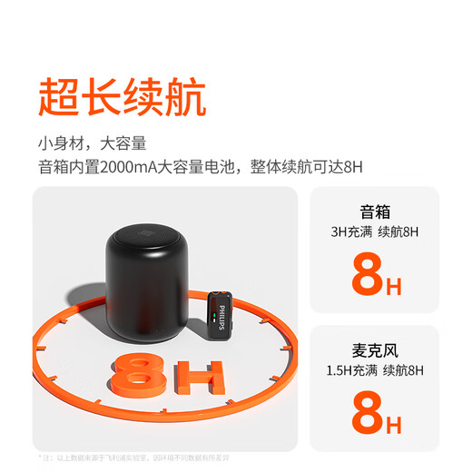 Philips (PHILIPS) National Subsidy Little Bee Amplifier Teacher's Class Lavalier Conference Radio Microphone Speaker Guide Explains Indoor and Outdoor Wireless Amplification Package