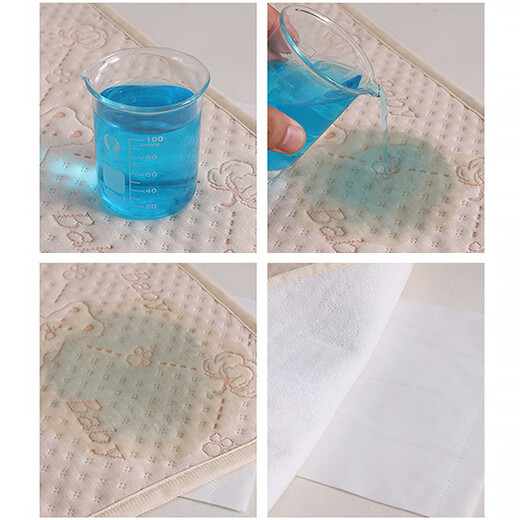 Tiaodega baby urine septum can be washed pure cotton surface, four seasons universal baby newborn supplies large care mat aunt mat 50*70cm