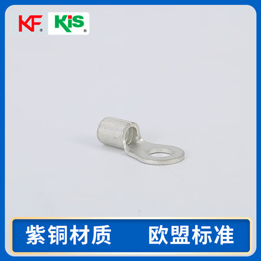 XMSJ定制适用克爱斯系列圆型型接线端子焊口紫铜欧标 RNB22-12250只/包