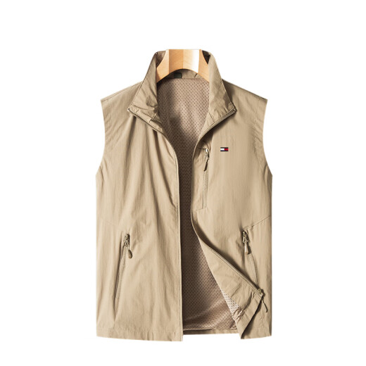 Jeans Tommy 2025 Nuevo chaleco de chaleco de chaleco de collar de primavera y otoño de primavera y otoño