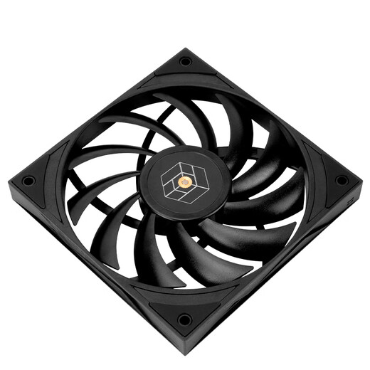 利民（Thermalright）TL-C12015B 1800转薄款黑色风扇 12cm机箱散热风扇 TL-H12015B 黑色单只装【15mm厚度】