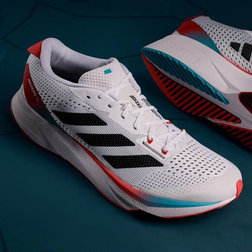 Adidas adizerosl Flash Зарядка амортизационная дышащая дышащая легкая кроссовка марафона IF9356 Официальный флагманский официальный флагманский черно -белый HQ1349 36