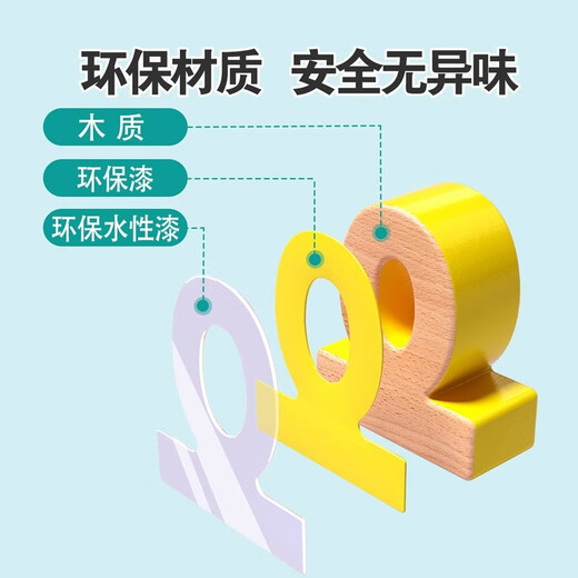 Xiaoruishi Magnetic Digital Train Holz Kinder 3-6 Jahre alt versammelte frühe Bildung Puzzle Kognitive männliche und girlbauer Spielzeug 10 digitaler Zug + Allround Doctor Toys