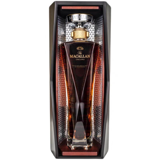 麦卡伦（MACALLAN）深棕珍藏 苏格兰高地威士忌 700ml 46.5度 礼盒装 进口洋酒