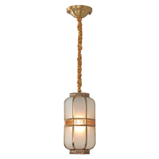 Lampe Qiao quantong Nouveau style chinois Chinal Chandelier Porte d'altitude Balconie extérieure Pavillon étanche Pavillon Salle d'éclairage 695 A-Diamètre 21 Hauteur 33-trois couleurs Lumière