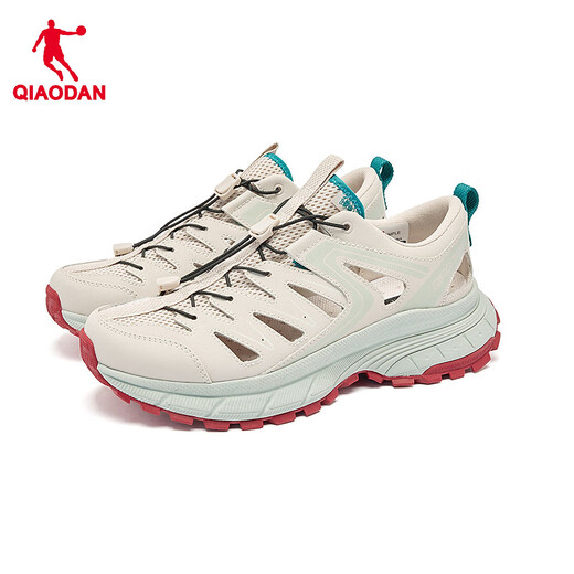 Jordan Kaiyuan V4 sneakers for men 2025 summer new lace-free river-trapping shoes, lightweight and breathable outdoor wading casual shoes, smoke gray/blue 40