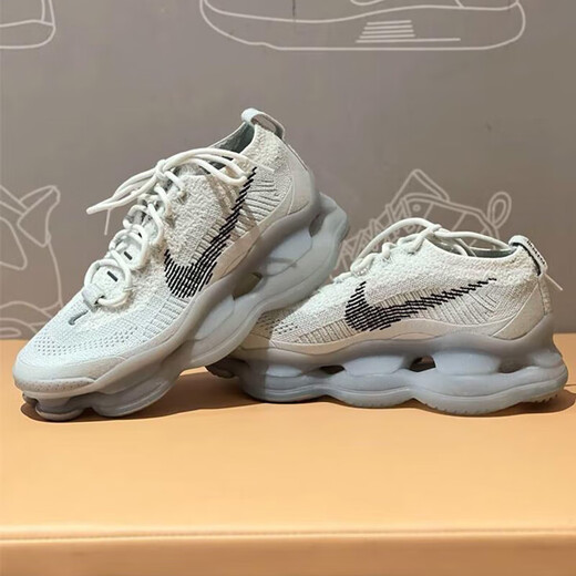 耐克（NIKE）跑步鞋男鞋2025年新款Air Max Scorpion显高全掌大气垫运动鞋 FQ2694-001灰色 42
