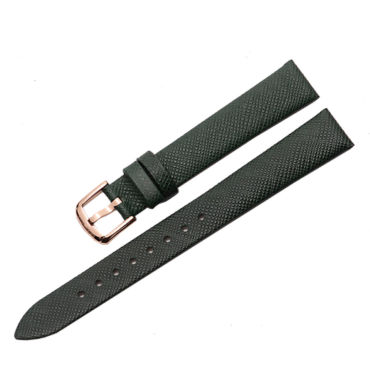 Женский подлинный кожаный ремешок Armani Ar11149 11139 1726 11150 Образцы ящерицы Маленький зеленый браслет 14 мм зеленый золотой штифт.