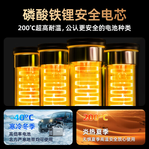 MAXCELLENT 3C certified car outdoor multi-function power supply car emergency start emergency battery tire air pump power bank and power bank 60000 mAh