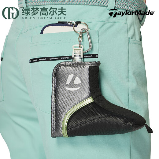 Taylormade Taylormay Sag Sage Portable Fashion Mini Mini Golf Pendate Bag Bag Bag White/Cyan M13786