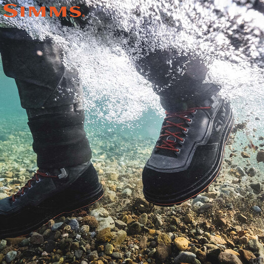 Chaussures de pêche Simms 13962 Chaussures de guidage de leurre Chaussures pataugeuses Chaussures de pêche en plein air Anti-slip Stream Boots Woots PG-13962 Lure Guide Chaussures 41