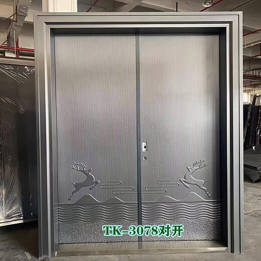 定制别墅大门铜门庭院家用农村自建房小区入户防盗进户门铸铝门 TK-826
