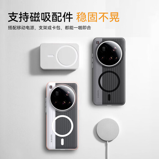 TGVIs [Bare Metall-Textur] für Xiaomi 15ultra Mobiltelefon Fall Xioami15ultra Magnetic Protective Case Voll-inclusive Ultra-dünn-Anti-Fall-neue Seiten Anti-Schlupf-Wellenhülle einfach