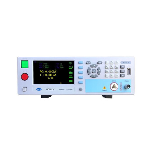 XMSJ定制UC8001C/9908S交直流耐压绝缘电阻多通道高压机安规测试仪5KV UC9901单路交直流耐压仪