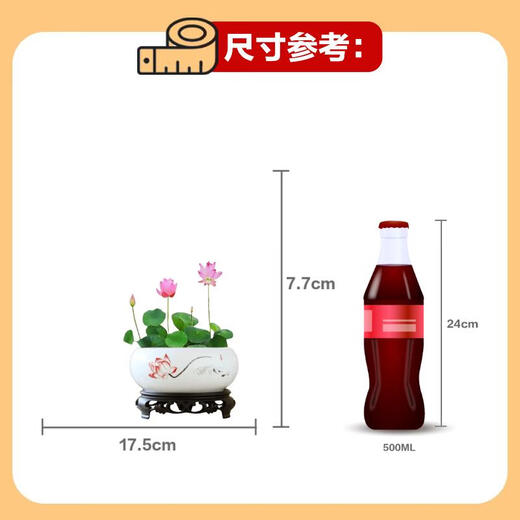 Jiuqianggu Céramique Pot de fleur narcisse bassin eau Lily bol lotus cuivre herbe hydroponique hydroponique fleurs d'élevage de fleurs de fleurs vertes pot avec base 3888