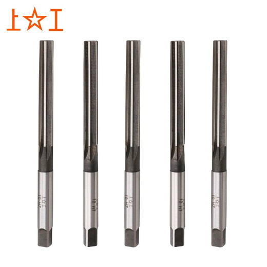 Shanggong 5-pack straight handle hand reamer 4mm H7 reaming tool hand twist handle tool steel