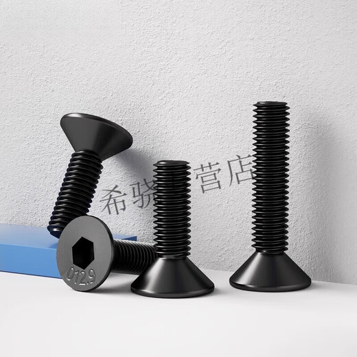 Pupan 129 grade high strength countersunk head hexagonal screws flat head hexagonal bolts screws M2M3M4M5M6M8M12 M2*1650 pieces