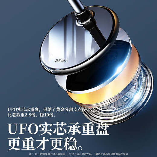 Rtako live broadcast mobile phone stand desktop shooting multi-functional 360 rotation can be lifted and tilted for overhead photography and drama online class learning unboxing universal mobile phone stand