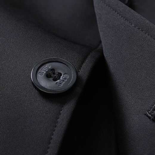 Xianzheyi middle-aged and elderly tunic men's spring and autumn thin tunic jacket men's summer dad jacket grandpa jacket black single layer hidden pocket L 110-125Jin Jin equals 0.5 kg