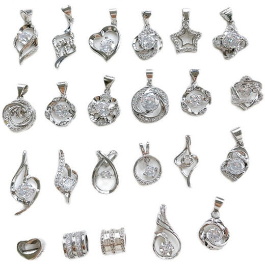 Shiyi PT950 platinum pendant women's platinum necklace single pendant without chain imitation 18k gold clavicle chain single pendant five-pointed star