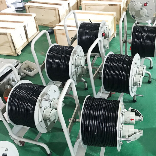 Guanzhou (GUANZHOU) BDG58 explosion-proof cable drum 32A63 100 meters aluminum alloy 16 explosion-proof mobile maintenance cable drum winding drum 3*4* square 50 meters